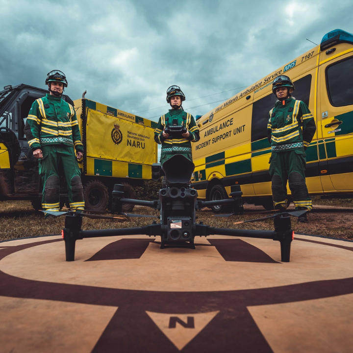 Drone training for the emergency services.