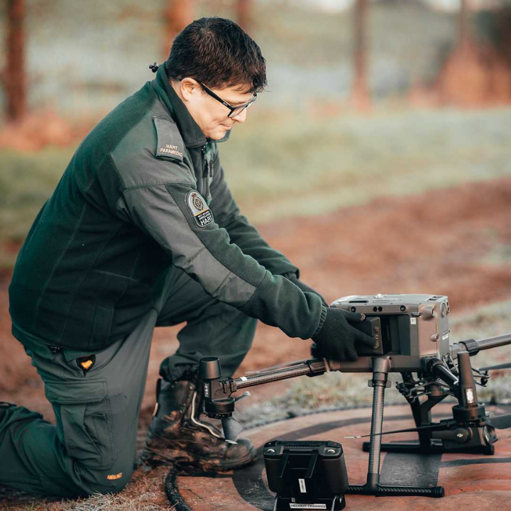 Drone training for the emergency services.