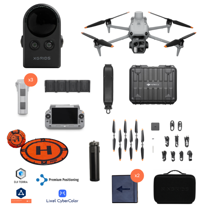 XGRIDS Aerial-Ground Fusion Reality Capture Bundle.
