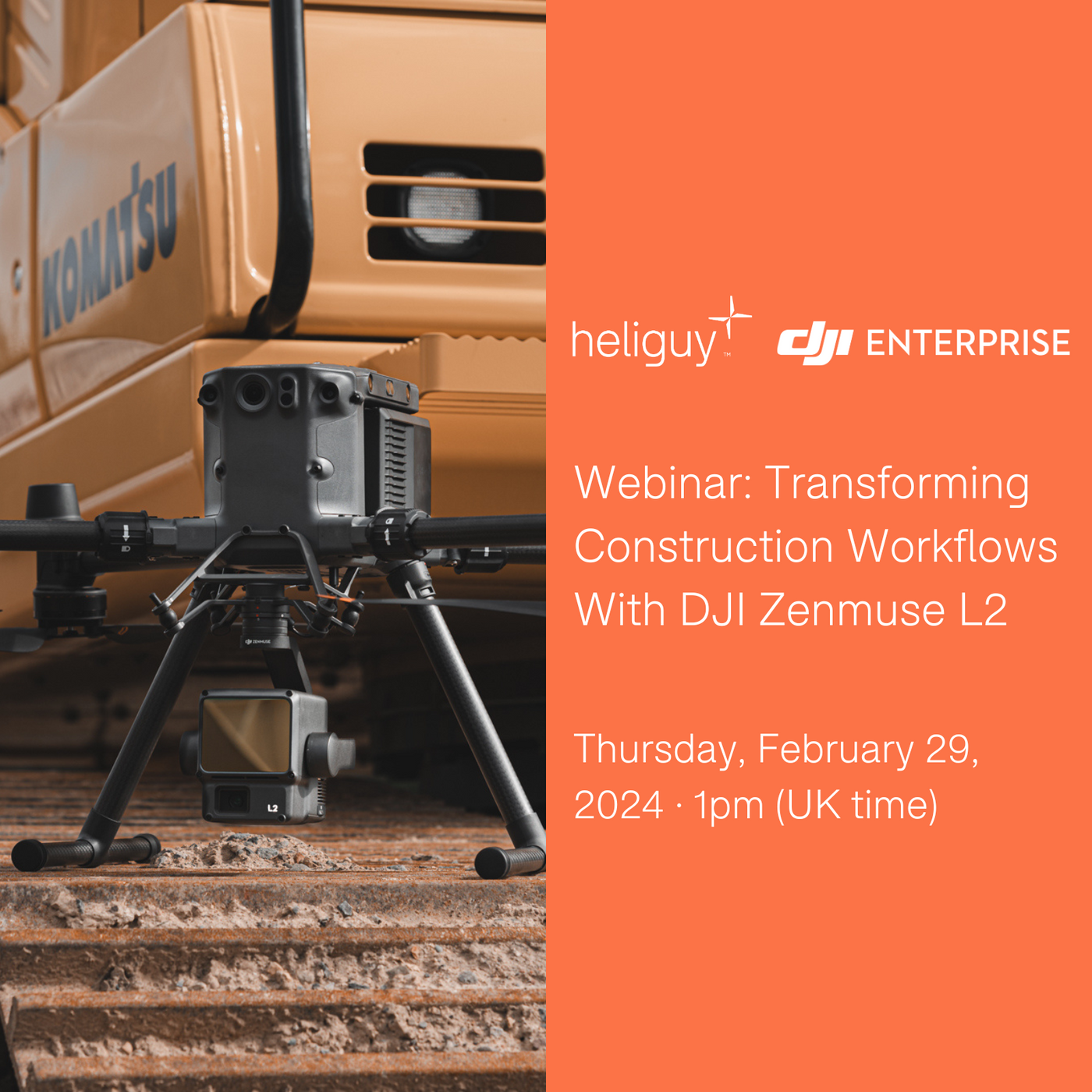 Webinar: Transforming Construction Workflows With DJI Zenmuse L2