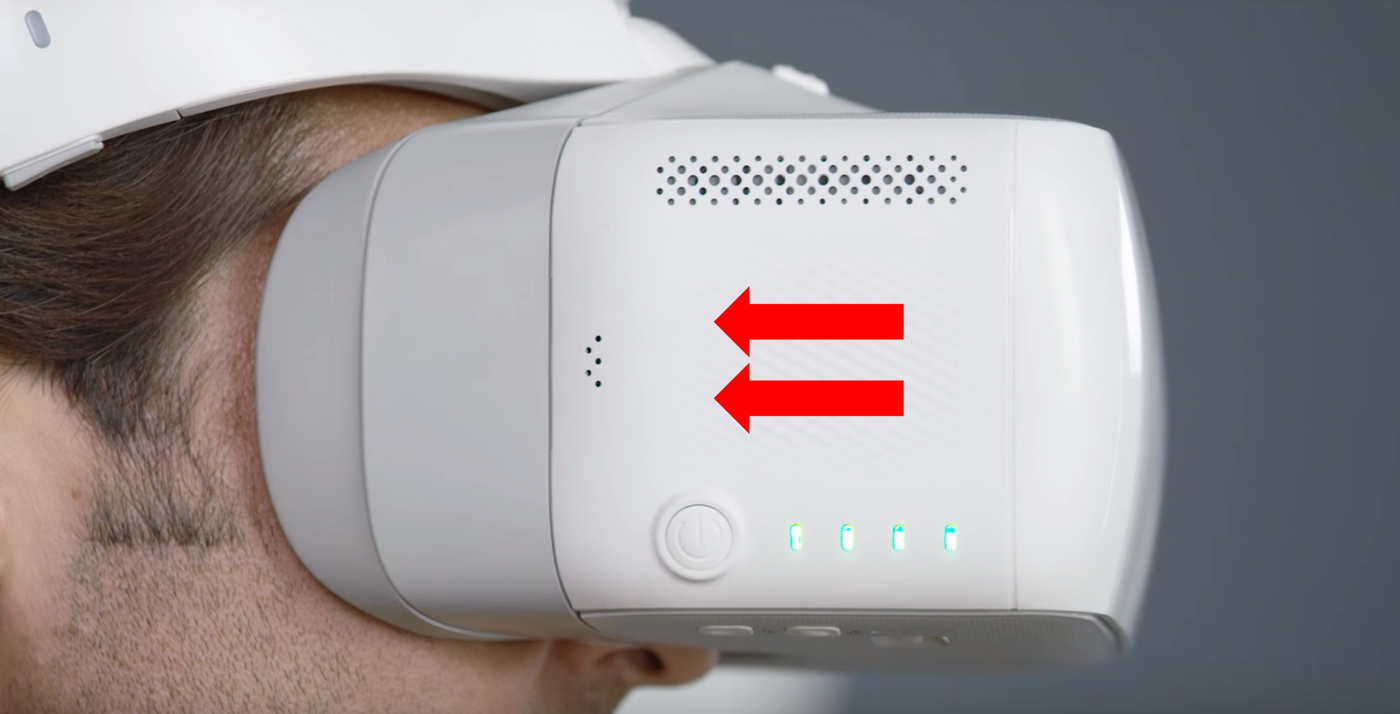 DJI Goggles Gesture Controls