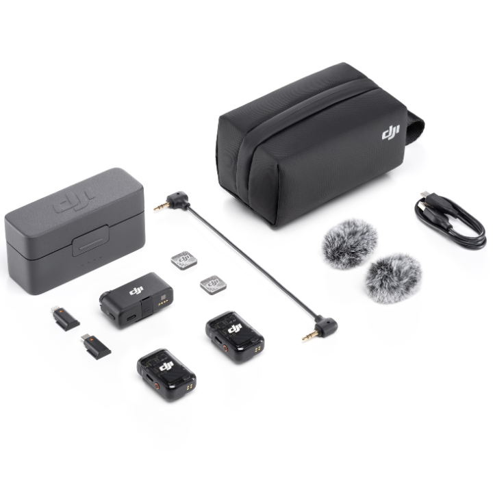 DJI Mic 2 with charging case.