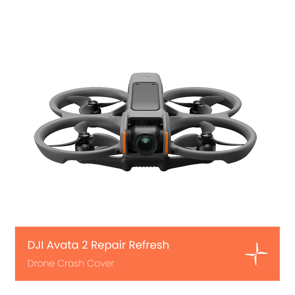 DJI Avata 2 Repair Refresh drone crash cover.