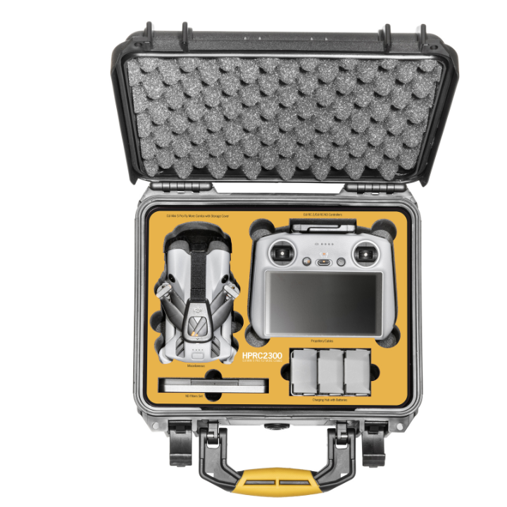 HPRC 2300 Case for DJI Mini 5 Pro Fly More Combo with Smart Controller