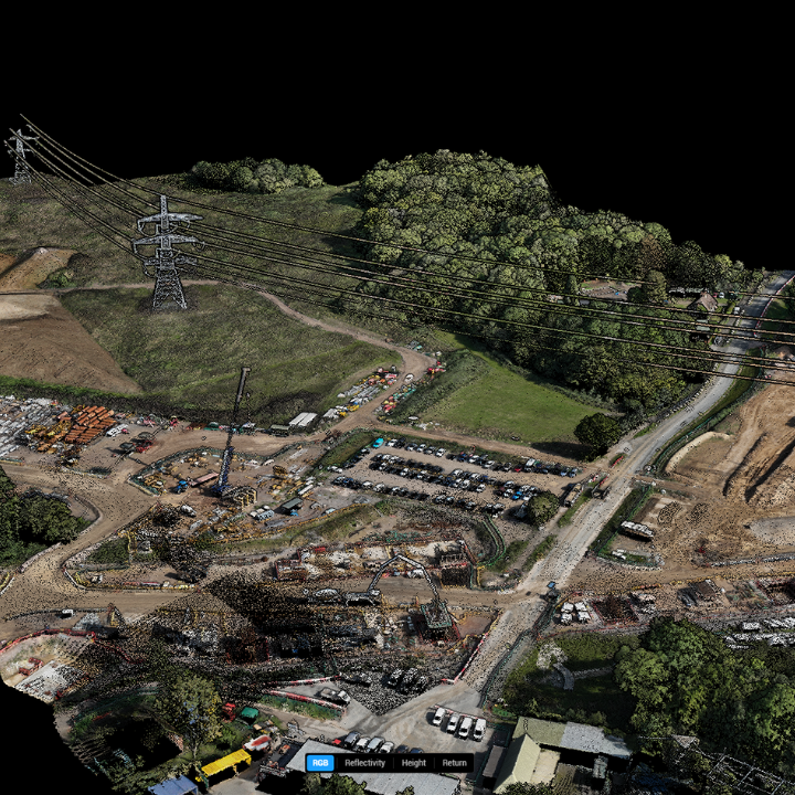 DJI Terra LiDAR point cloud.