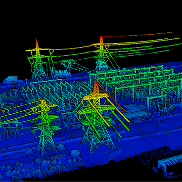 DJI Terra LiDAR point cloud.