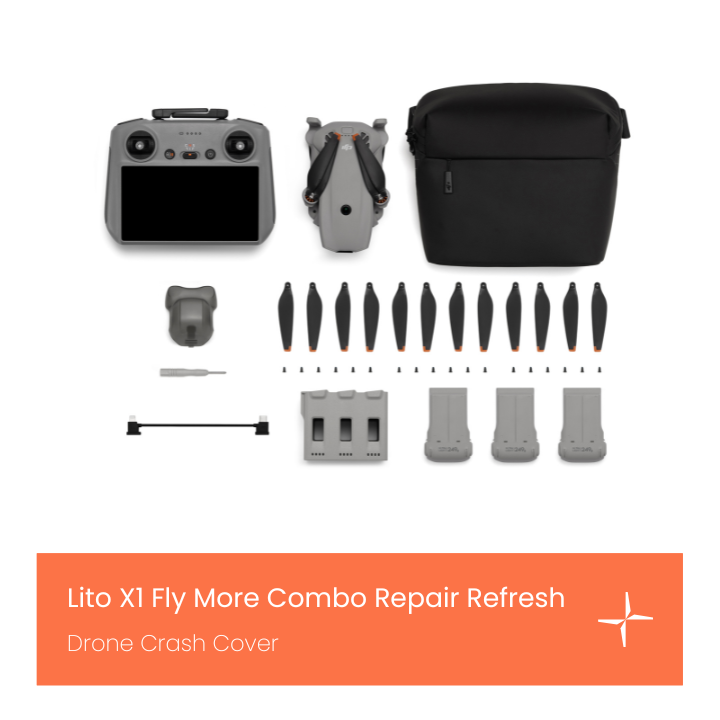DJI Lito X1 Fly More Combo (RC 2) Repair Refresh.
