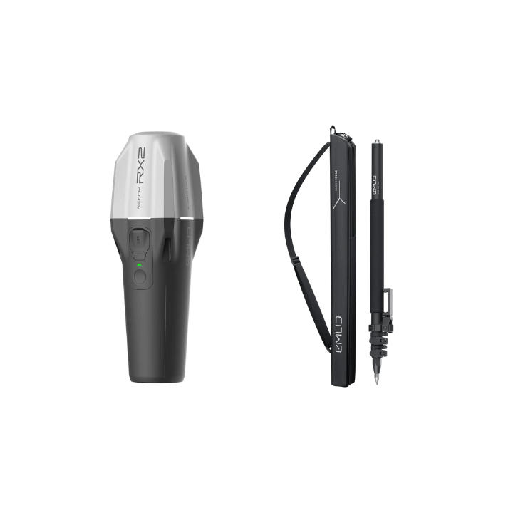Rental Emlid RX2 with survey pole.